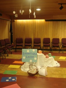 snowflake lake and gumdrop game for life sized candy land program