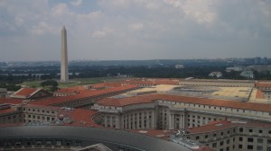 view of washington monument