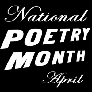 national poetry month April logo