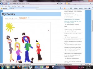 child's drawing of his/her family