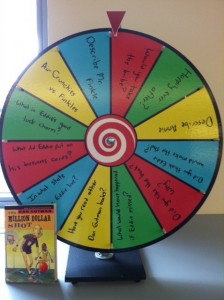 spinning wheel of questions