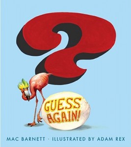 book cover of Guess Again by Mac Barnett