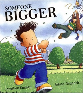 book cover of Someone Bigger by Jonathan Emmett