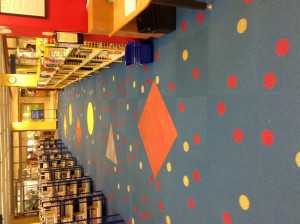 The colorful, engaging entry to the children's department