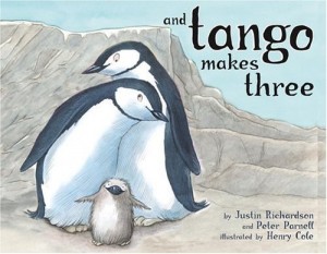book cover of And Tango Makes Three by Justin Richardson and Peter Parnell