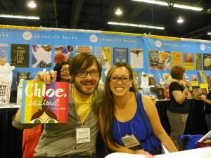Lynn at ALA with author Micah Player