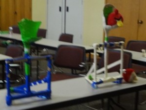 Angry Bird catapults