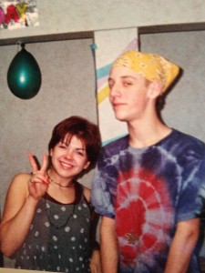 Amy Koester as a teen