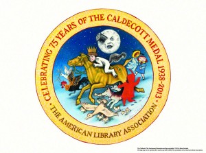 Caldecott 75th Anniversary Logo