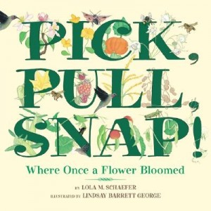 book cover of Pick Pull Snap: Where Once a Flower Bloomed by Lola M. Schaefer,