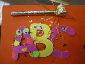 ABC letters decorated