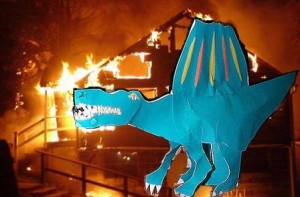 paper dinosaur