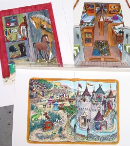 pages from various books