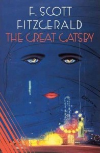 book cover of the Great Gatsby by F. Scott Fitzgerald
