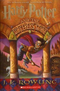 book cover of Harry Potter by J.K. Rowling