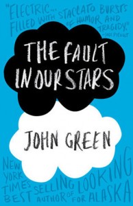 book cover of the Fault in Our Stars by John Green