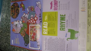 Read, Rhym, Romp advertising poster