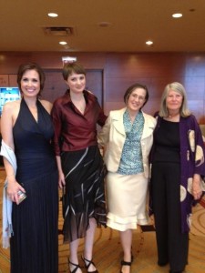 group of women at the banquet