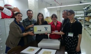 Ambassadors with Framed piece by Keats