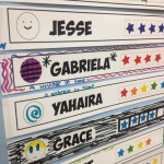student reviews with a sticker chart of stars