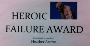 heroic failure