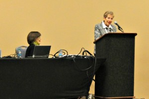 Maria Salvadore announcing the 2014 DSA