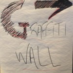 The Graffiti Wall sign