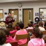 adult reading aloud to kids