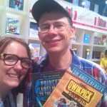 JoAnna Schofield, guest blogger, and author tom Angleberger