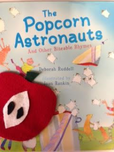 book cover of The Popcorn Astronauts by Deborah Ruddell