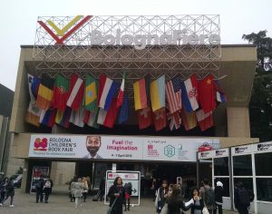 Welcome to Bologna Children's Book Fair entrance