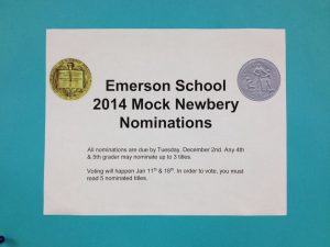 mock newbery nomination poster
