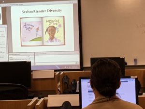 powerpoint slide of Sexism/Gender diversity