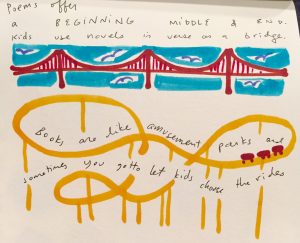 Poems offer a beginning, middle, & end