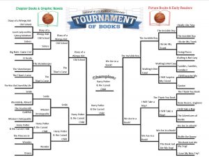 Graphic for Tournament of Books" brackets