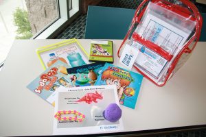 Image of contents of Calm Down Backpack