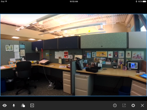 Screenshot of the Mevo App