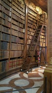 Bookshelf passageways at Österreichische Nationalbibliothek