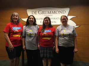 The members of the Bechtel Committee who visited the de Grummond Children’s Literature Collection
