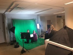 Green Screen time at the library makerspace