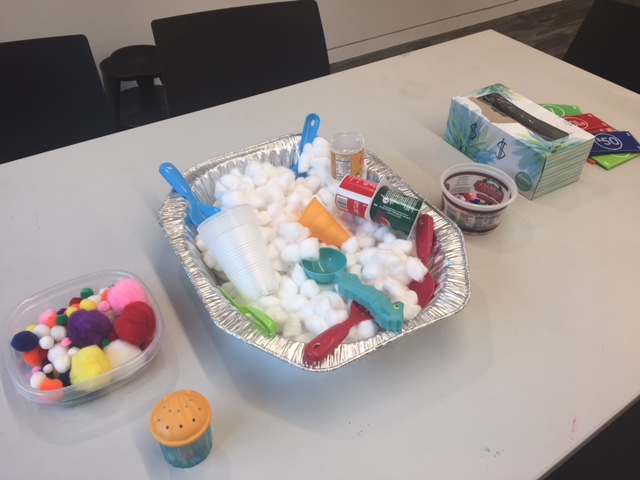 Fake ice cream station