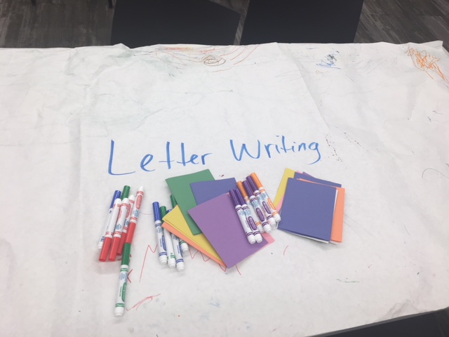 Letter writing station
