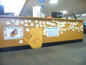 Get Caught Reading display