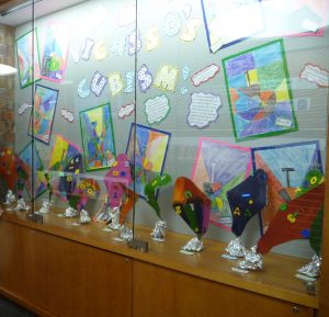 Middle School Art Display