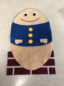 Humpty Dumpty flannel pieces