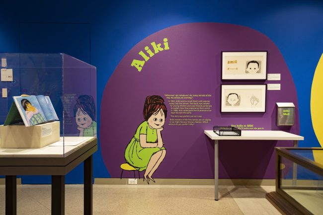 lllustrations from Aliki's My Five Senses inspired the show.