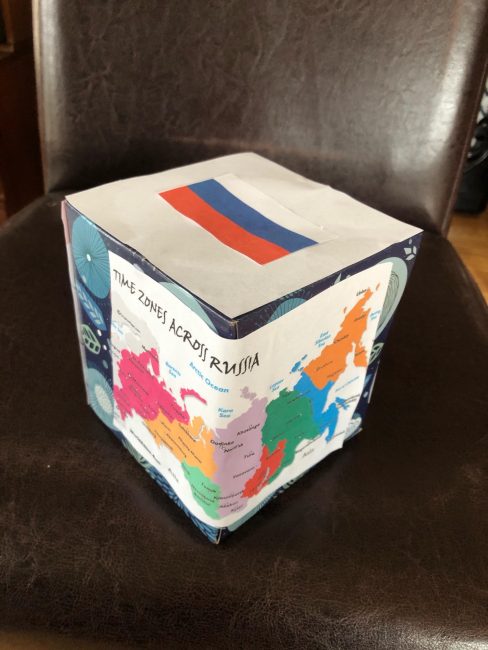 Russia: cube homeschool project
