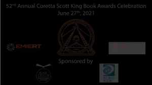 Screen Shot from Coretta Scott King Book Awards Celebration 2021