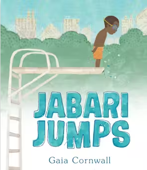 book cover for Jabari Jumps by Gaia Cornwall