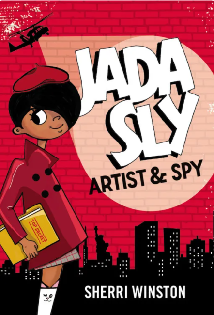 book cover of Jada Sly, Artist & Spy by Sherri Winston